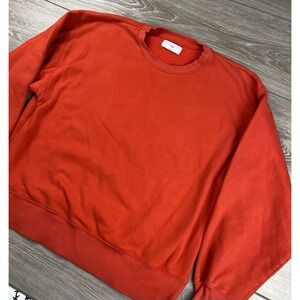 Tna Women's Long Sleeve Fleece Sweater Red Size 2